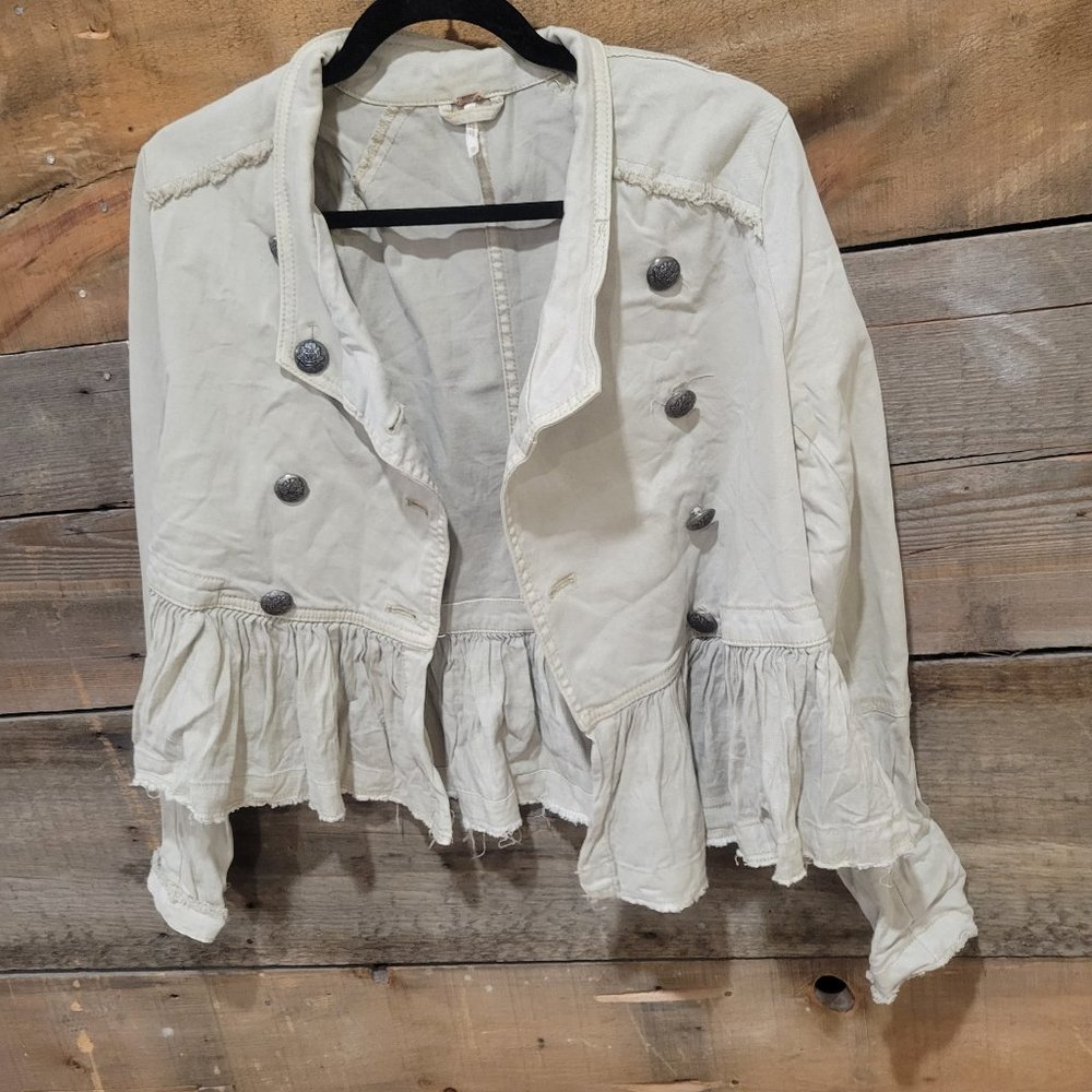 Free people military style light jacket